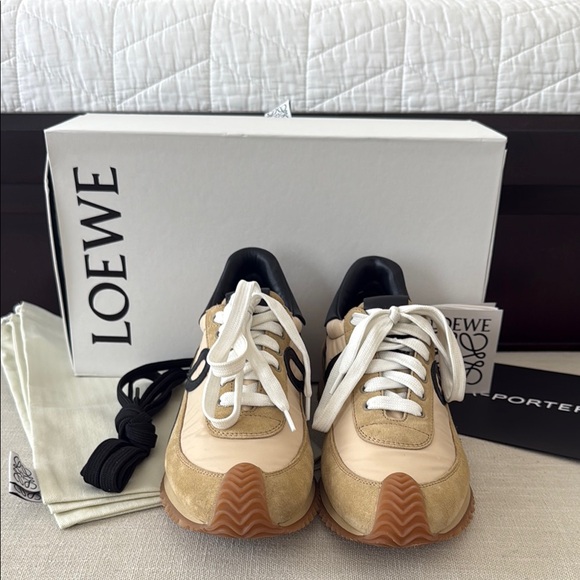 Loewe Tan and Black Women's Sneakers - Picture 6 of 12